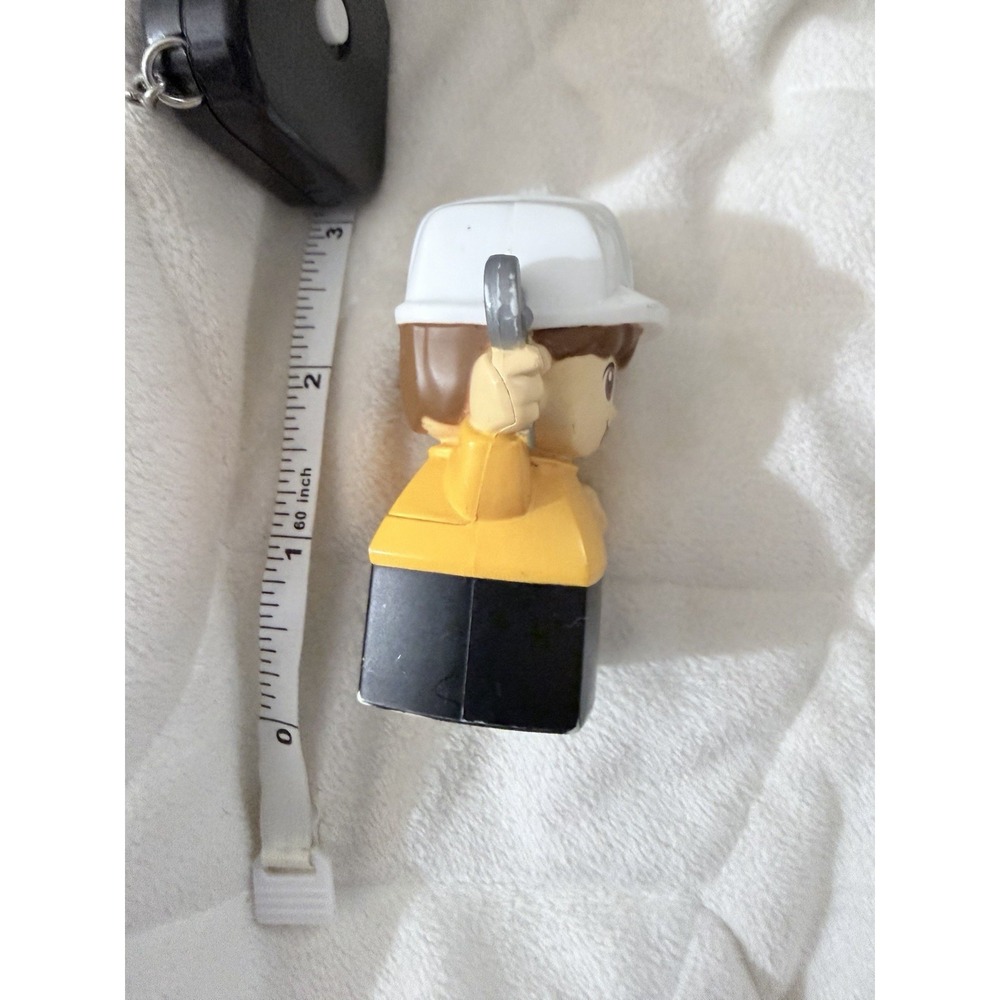 Mega Bloks Replacement Cat Mechanic Man Figure Caterpillar Toy Figurine